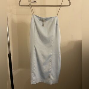 Forever 21 Sky Blue Dress with Sparkling Straps